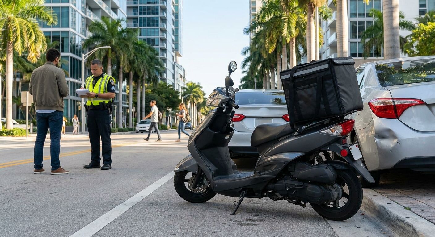 Food Delivery Accident Miami
