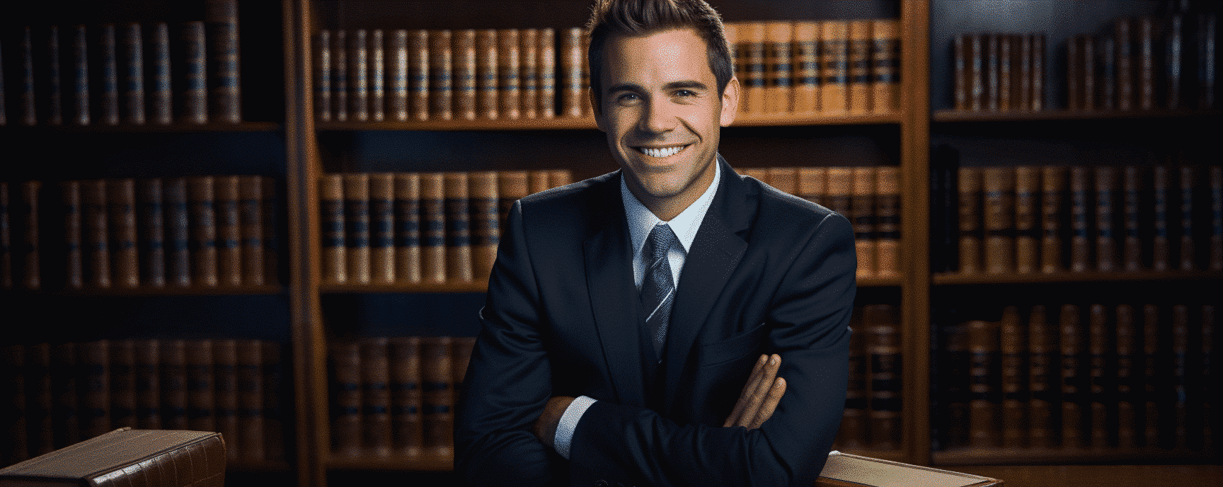 Lawyer smiling