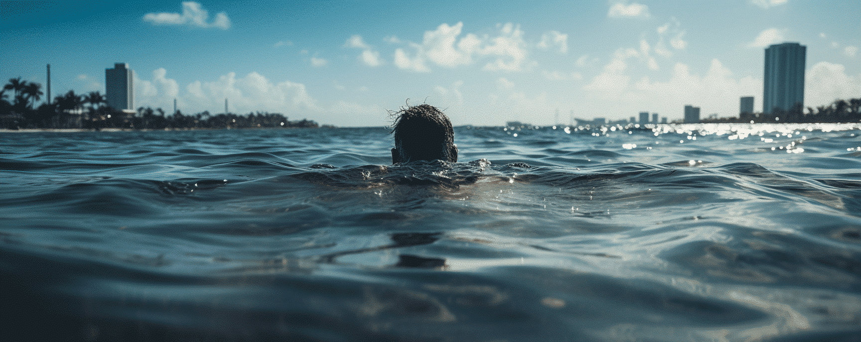 Person in the water