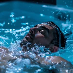 Hydrotherapy played a crucial part, serving as an alternative to weight-bearing exercises that Hines was not prepared to carry out