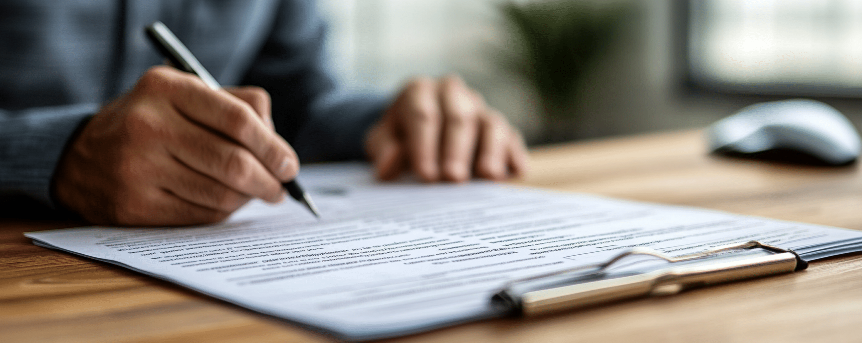 insurance officer helping with claim papers 