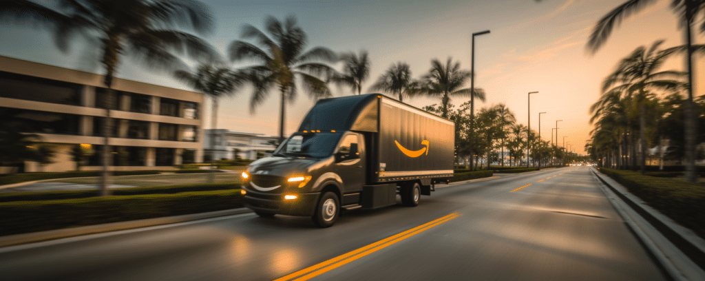 amazon delivery truck