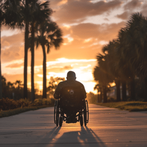 man in wheelchair lawyer