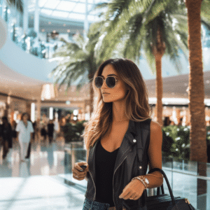 Woman shopping in mall - premises liability lawyer