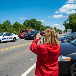gathering evidence at car accident scene