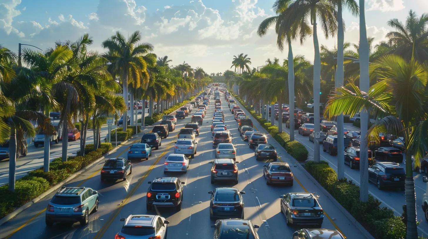 Car Accident From Traffic in Miami