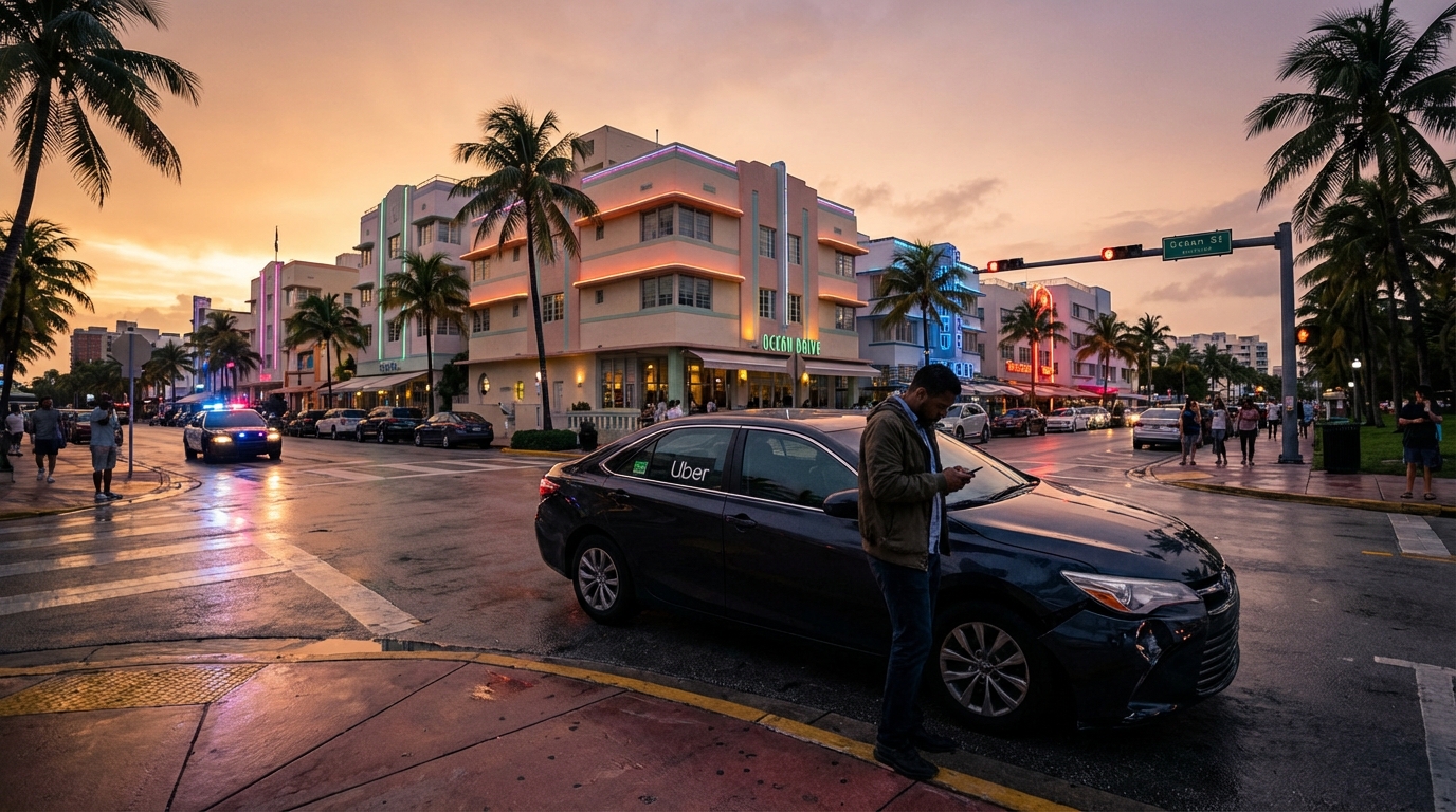 Uber or Lyft Accident in Miami